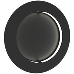 Boks Round Wall Light - Dark Iron / Opal Acrylic