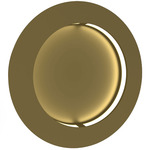 Boks Round Wall Light - New Brass / Opal Acrylic