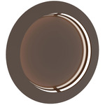 Boks Round Wall Light - Bronze Age / Opal Acrylic