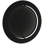 Boks Round Wall Light - Black / Opal Acrylic