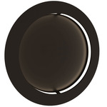 Boks Round Wall Light - Chestnut / Opal Acrylic