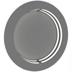 Boks Round Wall Light - Chrome / Opal Acrylic
