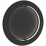Boks Round Wall Light - Dark Iron / Opal Acrylic