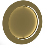 Boks Round Wall Light - New Brass / Opal Acrylic