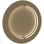 Boks Round Wall Light - Smokey Brass / Opal Acrylic