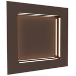 Boks Square Wall Light - Bronze Age / Opal Acrylic