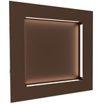 Boks Square Wall Light - Empire Bronze / Opal Acrylic