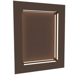 Boks Rectangle Wall Light - Bronze Age / Opal Acrylic