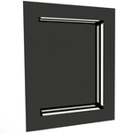Boks Rectangle Wall Light - Black Pearl / Opal Acrylic