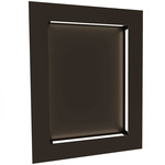 Boks Rectangle Wall Light - Chestnut / Opal Acrylic
