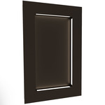 Boks Rectangle Wall Light - Chestnut / Opal Acrylic