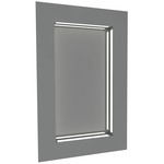 Boks Rectangle Wall Light - Chrome / Opal Acrylic