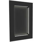 Boks Rectangle Wall Light - Dark Iron / Opal Acrylic