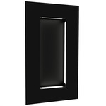 Boks Rectangle Wall Light - Black / Opal Acrylic