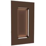 Boks Rectangle Wall Light - Empire Bronze / Opal Acrylic