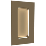Boks Rectangle Wall Light - Smokey Brass / Opal Acrylic