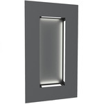 Boks Rectangle Wall Light - Smoked Silver / Opal Acrylic