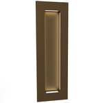 Boks Rectangle Wall Light - Cast Bronze / Opal Acrylic