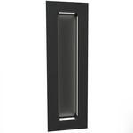 Boks Rectangle Wall Light - Dark Iron / Opal Acrylic