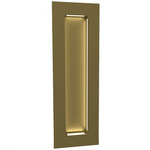 Boks Rectangle Wall Light - New Brass / Opal Acrylic