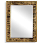 Woven In Time Mirror - Gold / Mirror