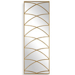 Crossed Up Mirror - Antique Gold / Mirror