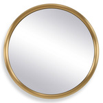 Atkinson Round Mirror - Antique Brass / Mirror