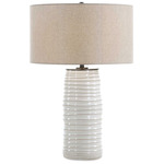 Barat Table Lamp - White / Black / Beige