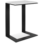 Kenora Accent Table - Black / Marble
