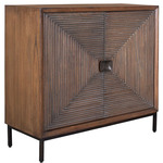 Bottom Line 2 Door Cabinet - Bronze / Natural