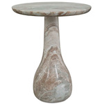 Shura Indoor / Outdoor Accent Table - Brown / Gray / Cream