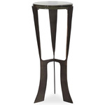 Renaud Drink Table - Bronze / Clear