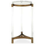 Pereira Accent Table - Bronze / Clear