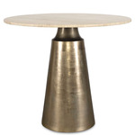 Midsummer Indoor / Outdoor Bistro Table - Brass / Natural