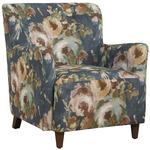 Lainey Armchair - Light Walnut / Floral