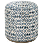 Cas Ottoman - Steel-Blue/Navy