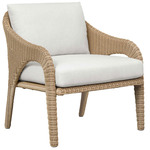 Kavali Outdoor Lounge Chair - Natural Honey / Oyster White