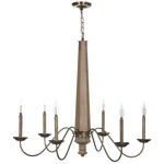 Dinner At Chandelier - Brass