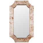Farra Rectangular Wall Mirror - Poplar Burl / Mirror
