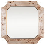 Farra Wall Mirror - Poplar Burl / Mirror