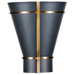 Brasserie Wall Light - Blackened Zinc / Heritage Bronze