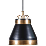 Savarin Pendant - Brass / Black