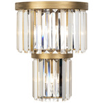 Social Club Wall Sconce - Havana Gold / Crystal