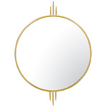 Propaganda Wall Mirror - Gold / Mirror