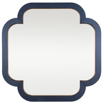 Swiss Wall Mirror - Blue / Mirror