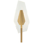 Down The Wrong Path Wall Light - Brass / Clear Seeded