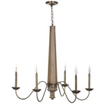 Dinner At Chandelier - Brass