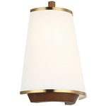 Desert Flyer Wall Light - Brass / Off White