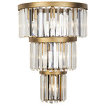 Social Club Wall Sconce - Havana Gold / Crystal