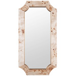 Farra Rectangular Wall Mirror - Poplar Burl / Mirror